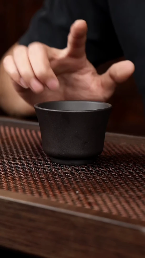 茶壶紫砂黑料铃铛杯