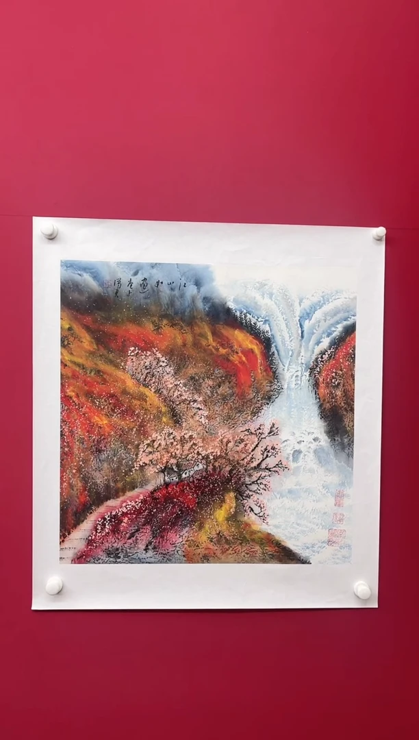 【闪购商品】国画吴-斗方山水/无框