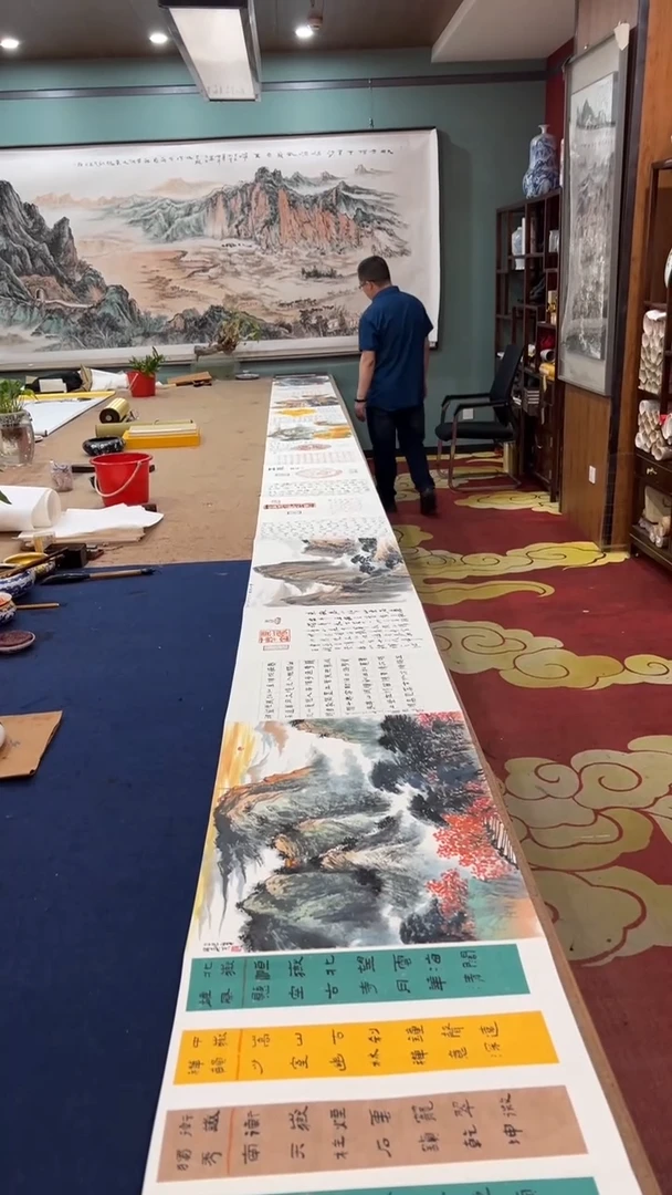 书法王景龙 祁传华实木册页