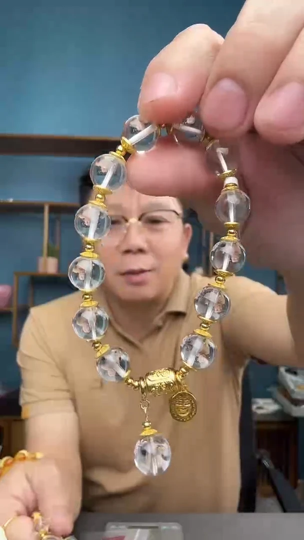 未镶嵌手链水晶4（有瑕介意勿拍）