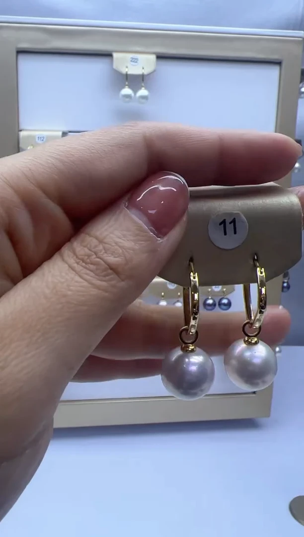 【闪购商品】淡水珍珠耳饰未镶嵌11