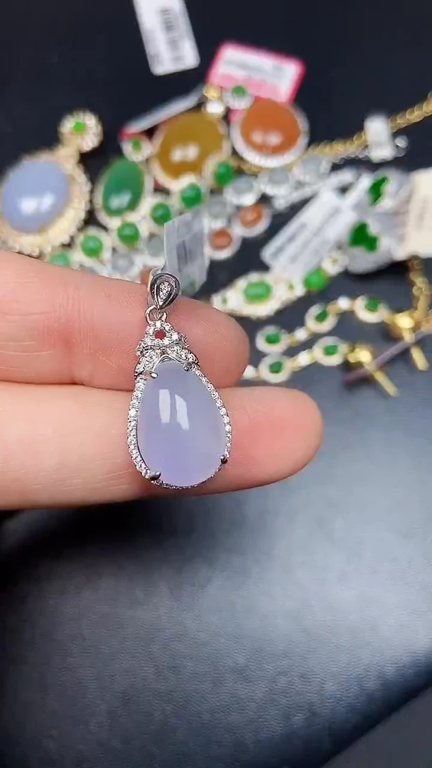 银S925镶嵌戒指翡翠2700