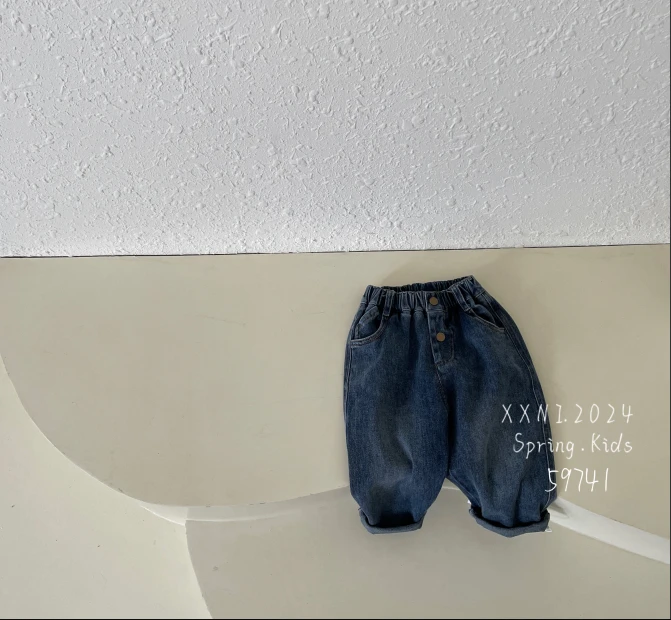 男童牛仔裤春秋新款童装儿童小童长裤子秋季潮59741
