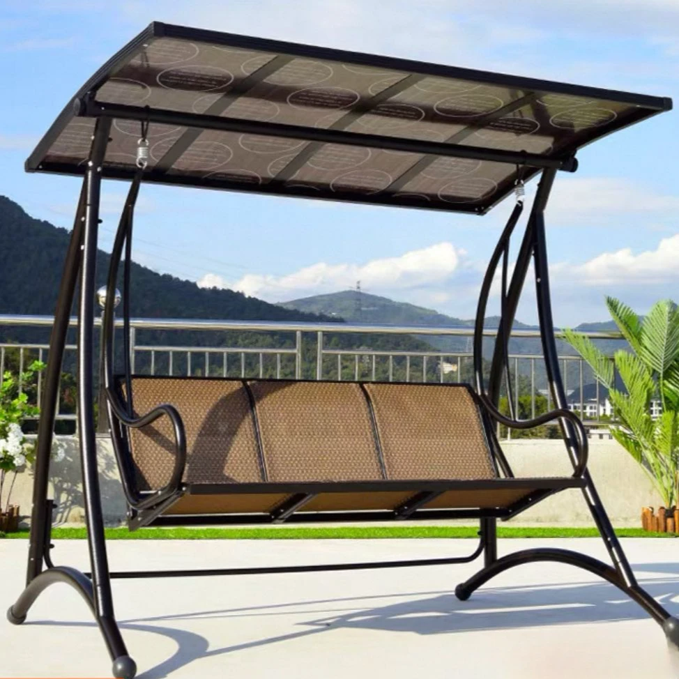 诗远户外秋千吊篮摇椅家用庭院花园露台椅子院子室外荡秋千椅铁艺