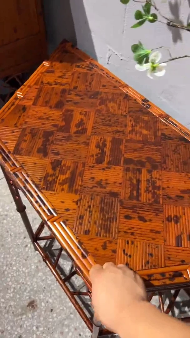 扇子观*湘妃竹半桌现货