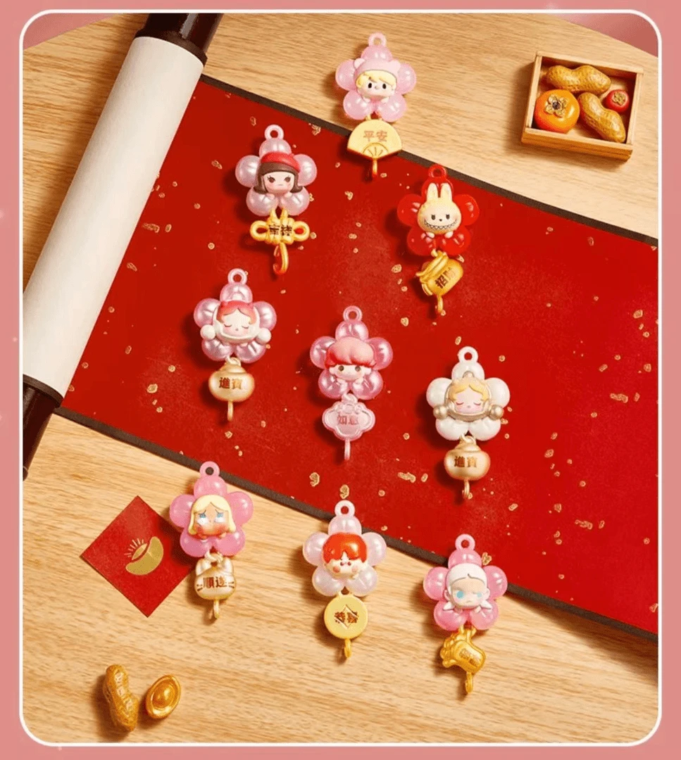 【拆盒】泡泡萌粒好运连连系列潮玩盲盒萌粒手办