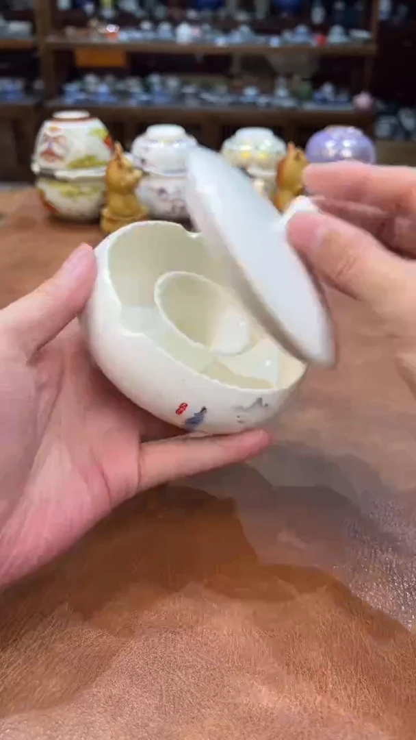 真的很便宜会开片的旅行茶具