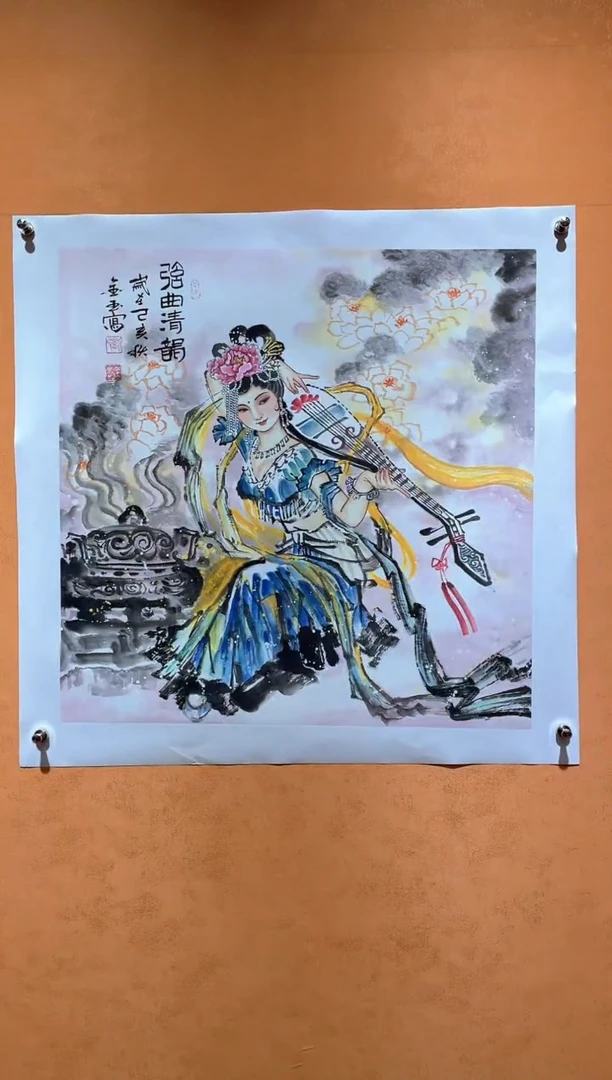 国画刘金玉老师亲笔手绘