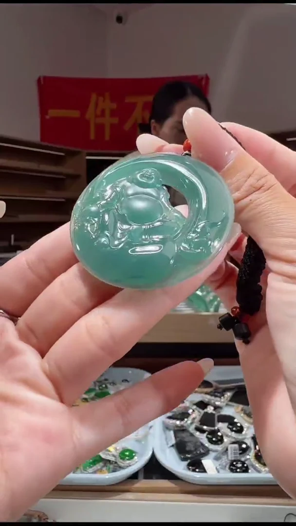 吊坠(不含链)未镶嵌翡翠佛公（多样性发其一）