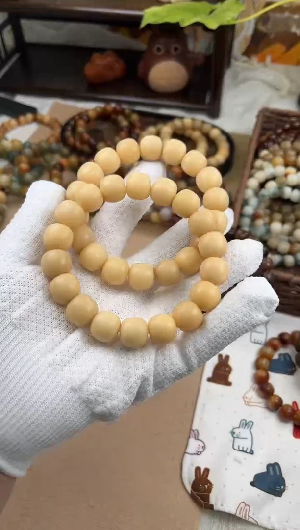 手串菩提根/象牙果a901 卡15 干磨海子