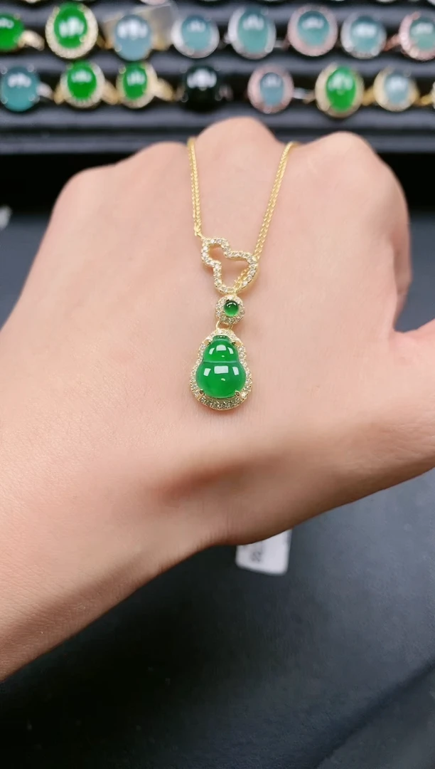 翡翠戒指银S925镶嵌1111111