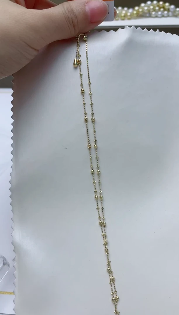 【闪购商品】海水珍珠颈饰18K金镶嵌A125