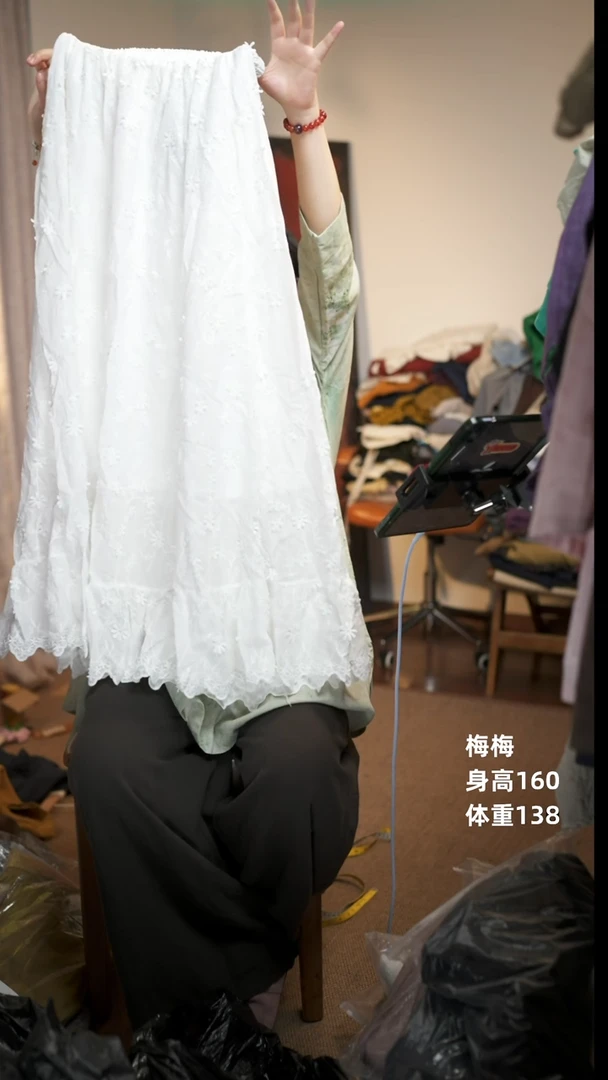 碎花提花 半身裙