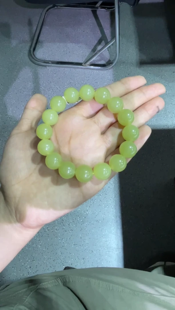 未镶嵌手串和田玉若羌黄口手串