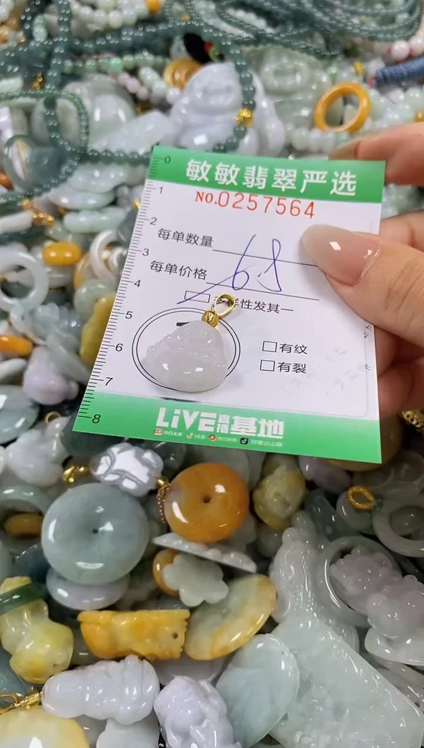 翡翠未镶嵌颈饰闪购0257564多样性发其一