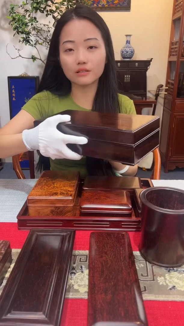 紫檀木类成套家具紫檀一木一器精品藏宝盒