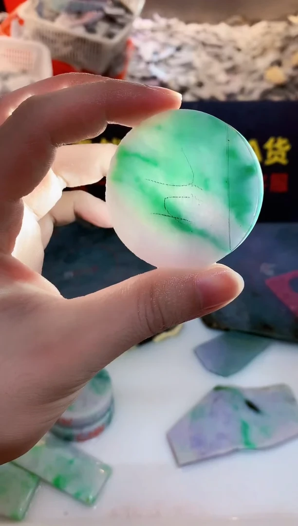 裸石翡翠0朗0翡翠珠宝132