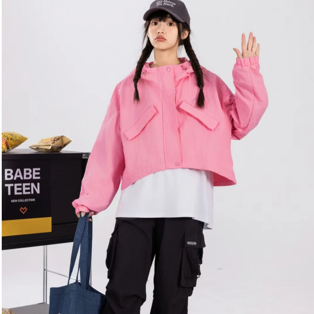 10070高端专享2025老林家天花板春款外套玫红