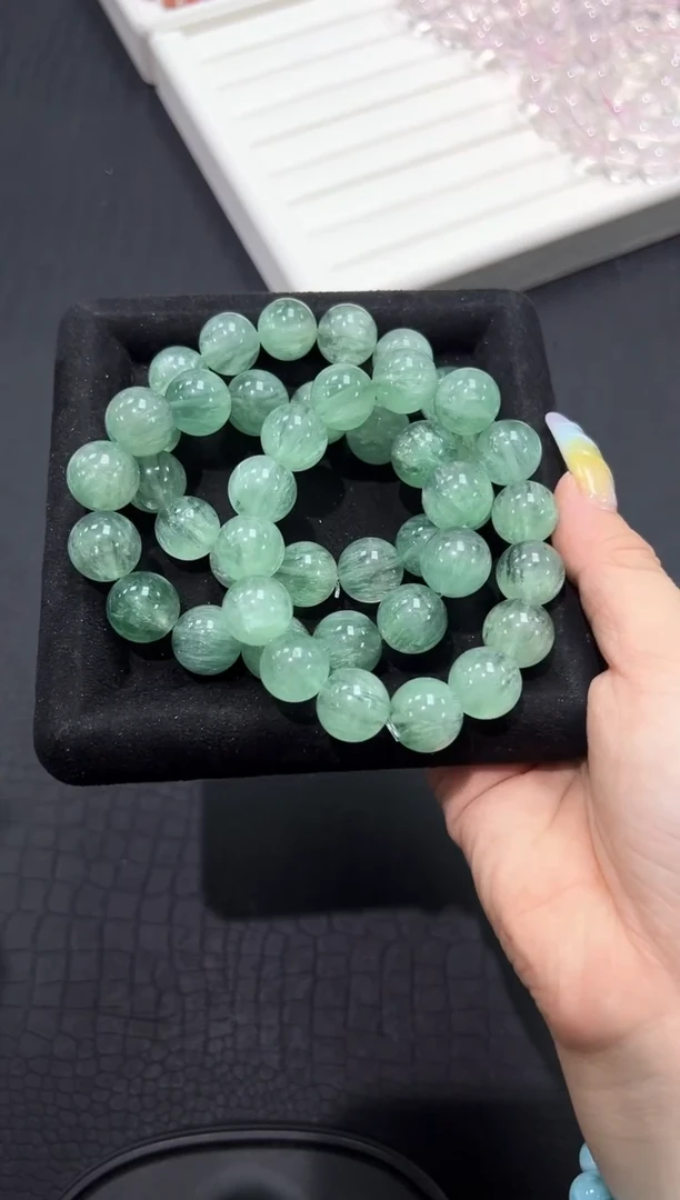 手串未镶嵌萤石28c多样性发其一【1条】默认微瑕14mm