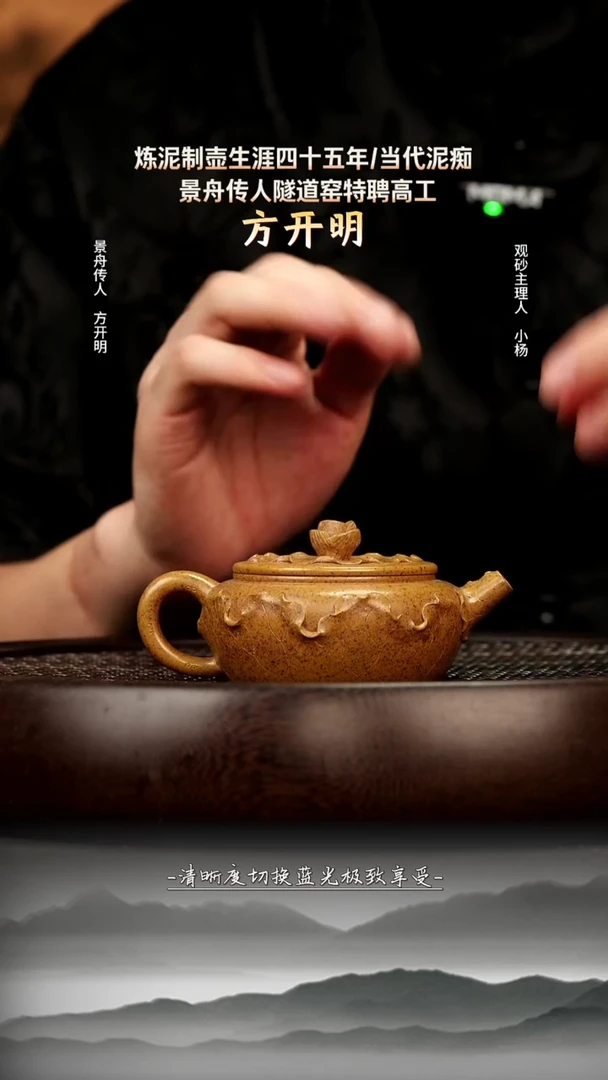 茶壶紫砂81 隧道窑柴烧荷韵120c