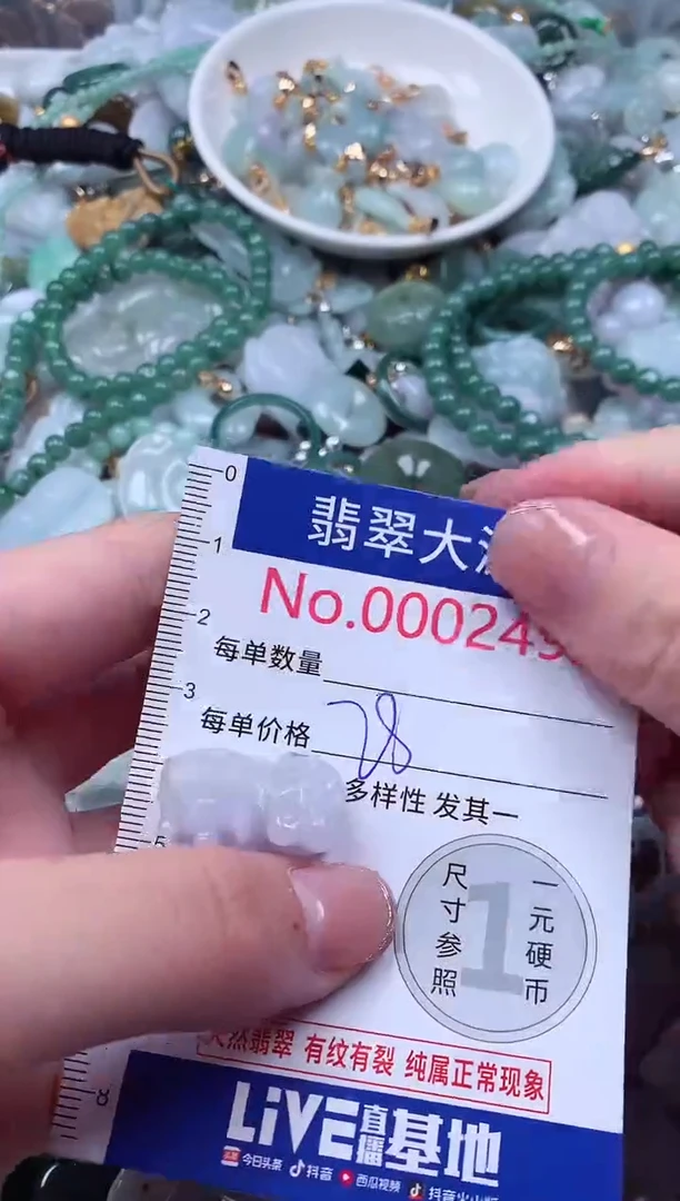 颈饰未镶嵌翡翠2492