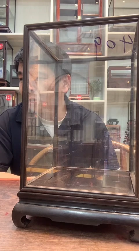 东非黑黄檀（紫光檀）玻璃罩409