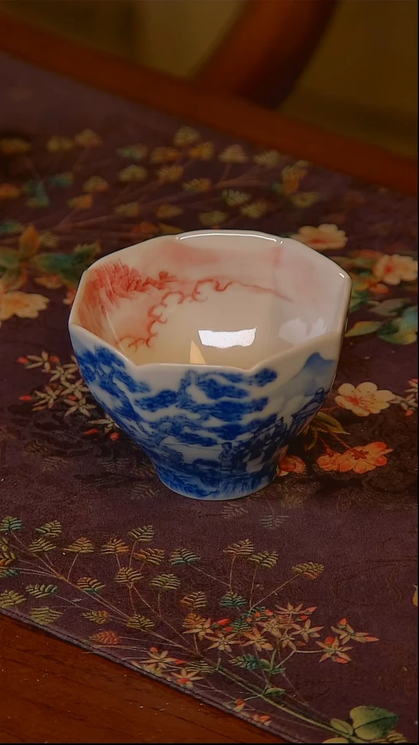 杯稳*手工手绘杯杯很美丽