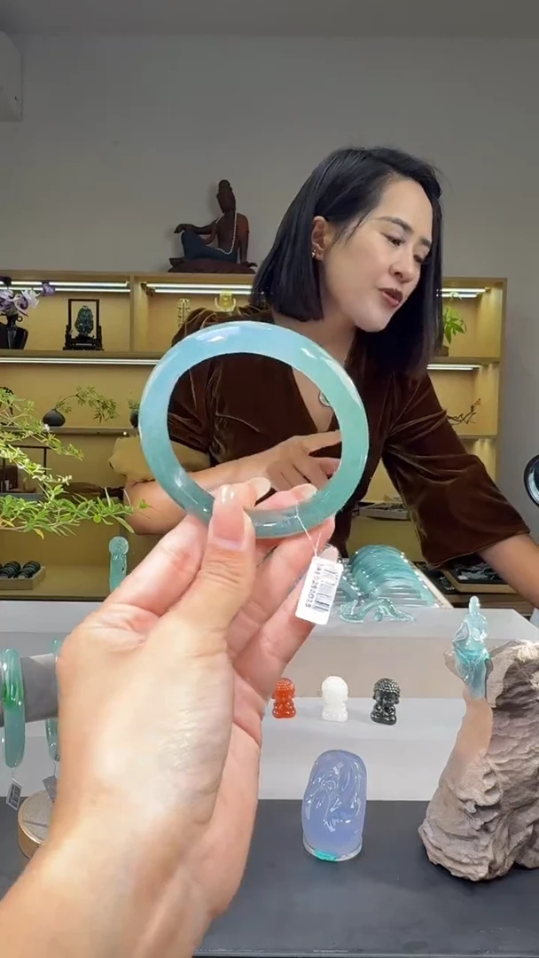 未镶嵌手镯翡翠59.5圈