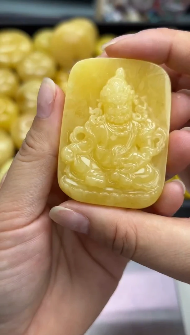 裸石蜜蜡未镶嵌琥珀蜜蜡吊坠