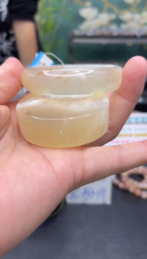 未镶嵌手镯石英质玉C121(60圈赠送镯心)