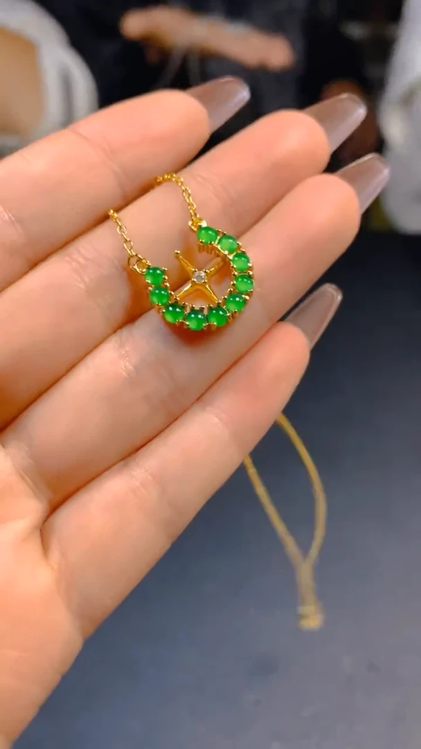 【闪购商品】翡翠项链未镶嵌0766630106多样性发一