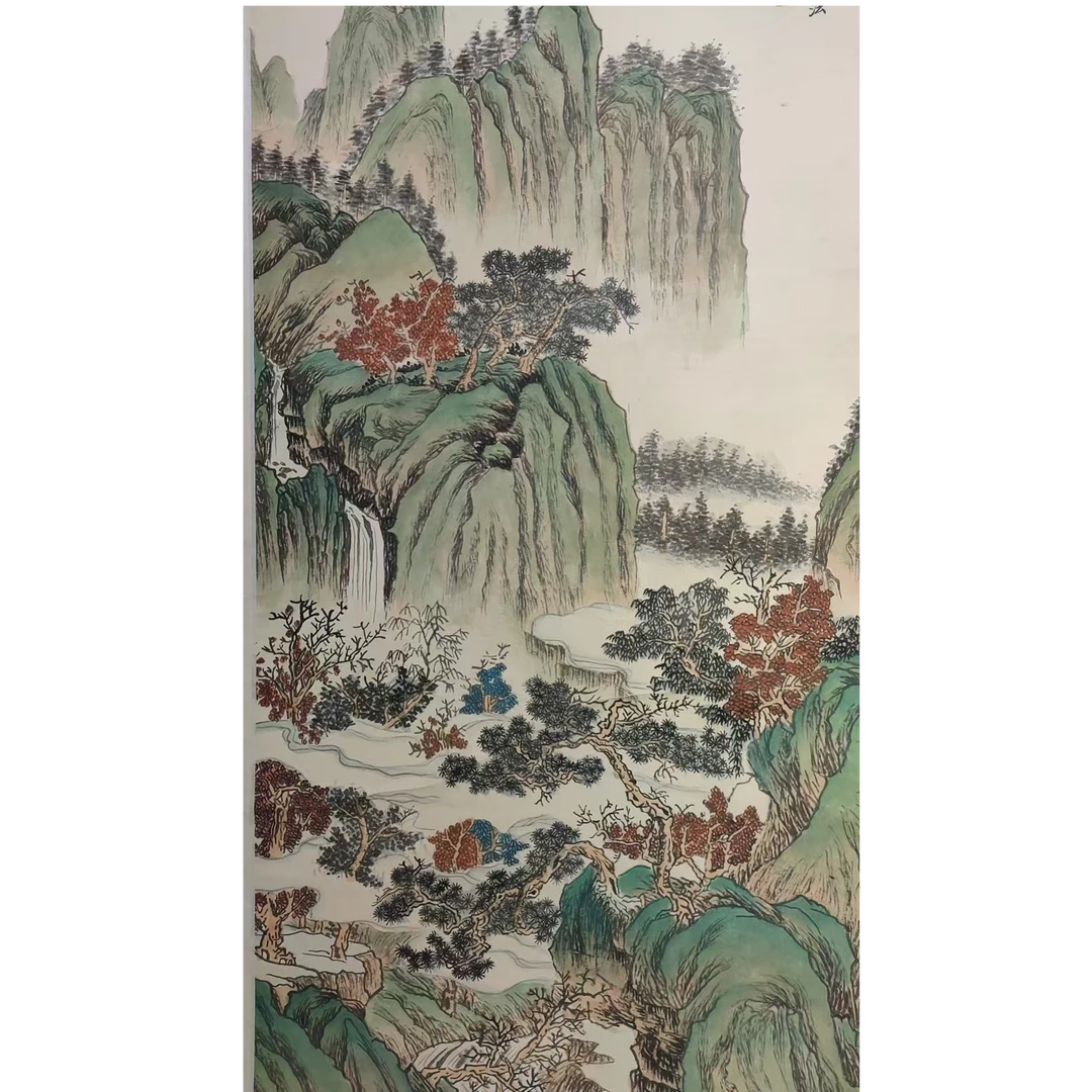 吴老款山水立轴138-67