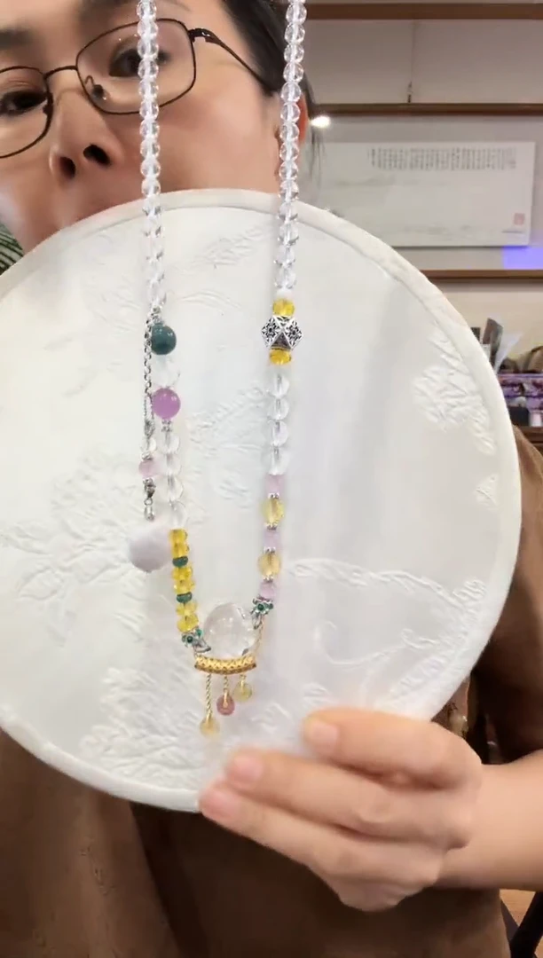 未镶嵌颈饰水晶国风