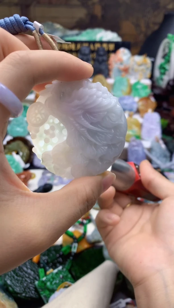 颈饰未镶嵌翡翠天然A货翡翠