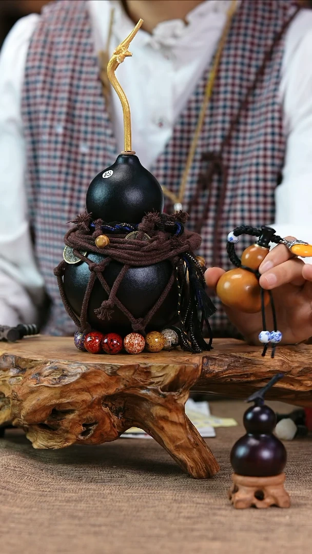 【闪购商品】52—光岳葫天然大漆酒葫芦不含漆珠