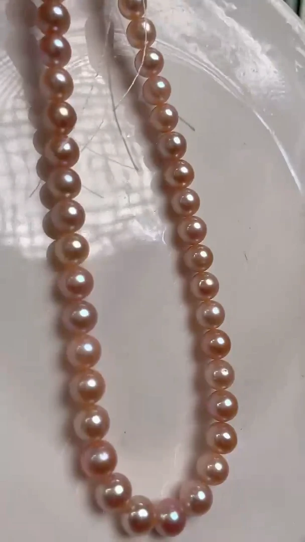 项链未镶嵌淡水珍珠699  无8-9mm爱马橙