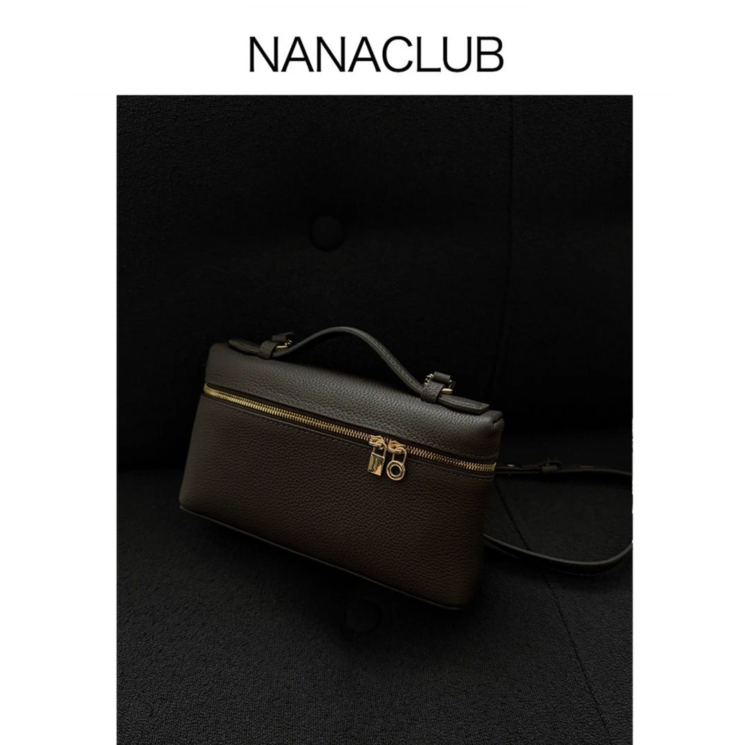 NANACLUB 进店必入 Togo牛皮饭盒包 单肩斜挎手提3种背法经典百搭