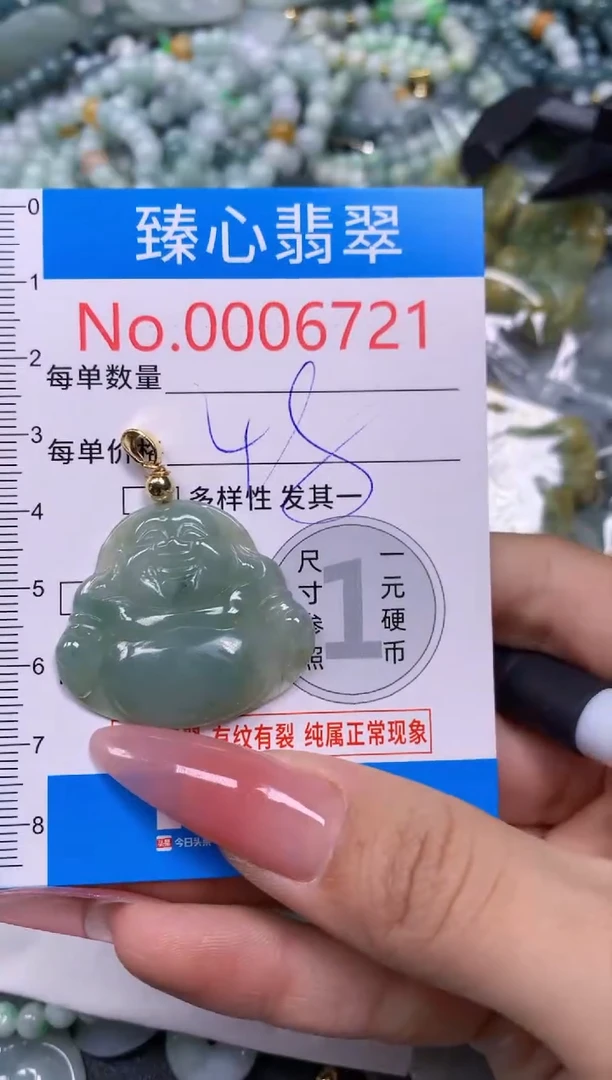 【闪购商品】翡翠颈饰未镶嵌含绳0006721