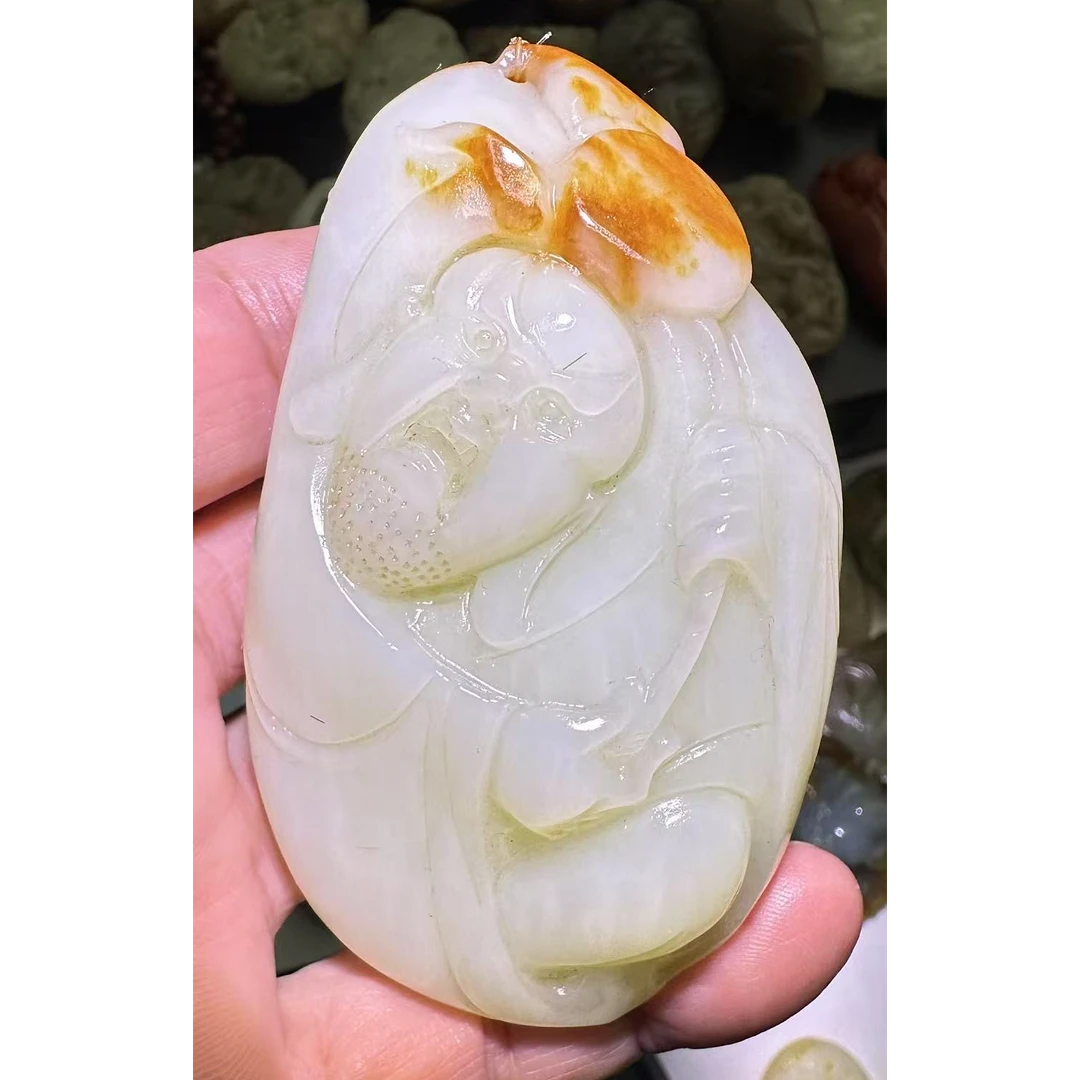 和田玉精品手把件