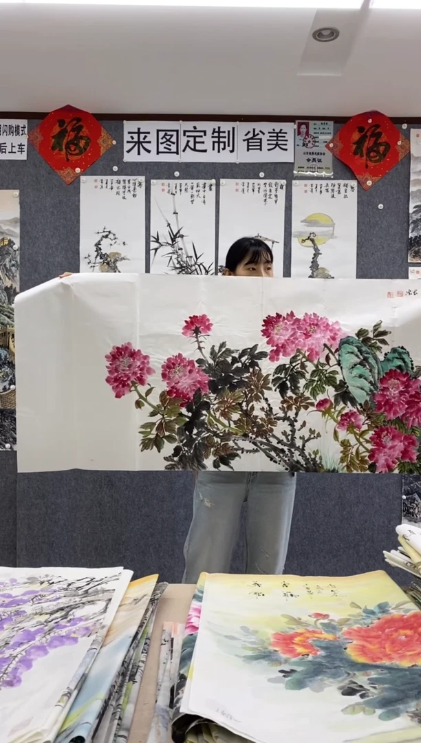 国画用****1胡长宗 省美协 小六尺180*70cm