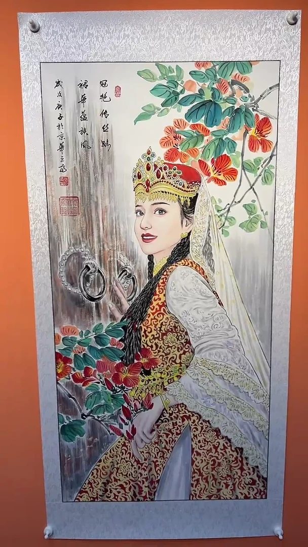 国画Q 张老师 人物画2