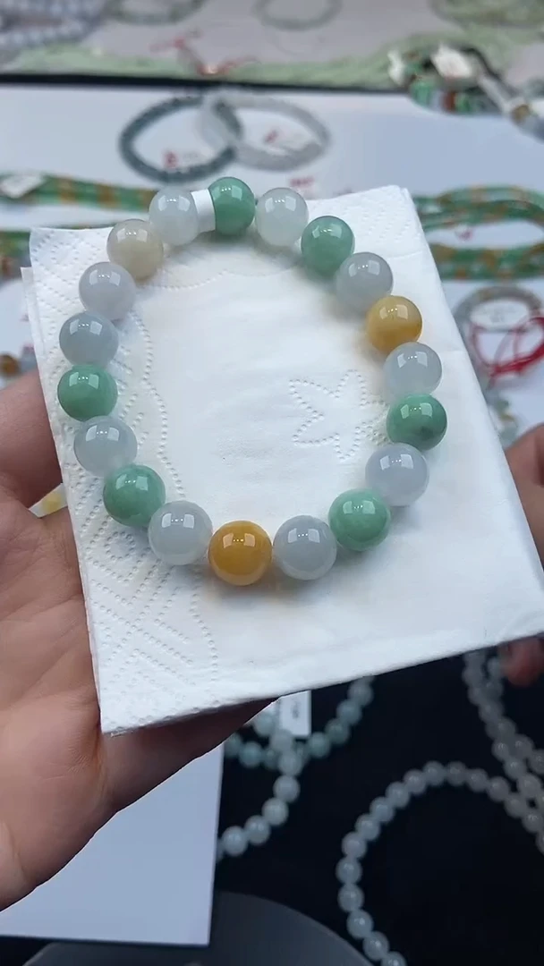 未镶嵌手链翡翠柠*儿79