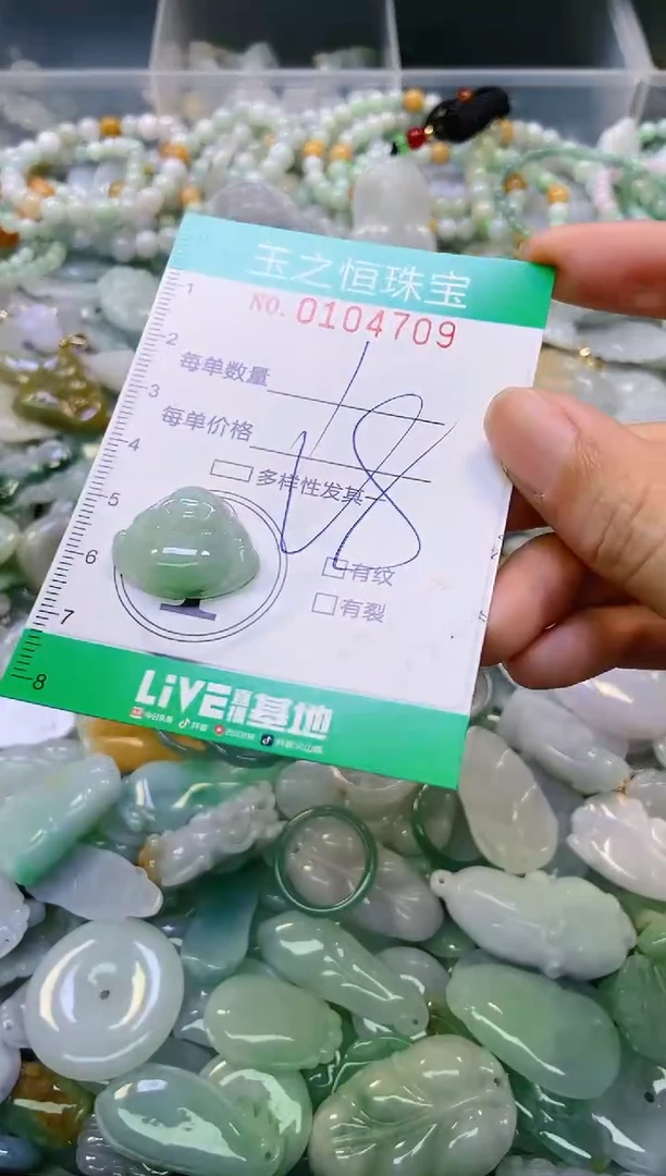 翡翠未镶嵌颈饰闪购0104709