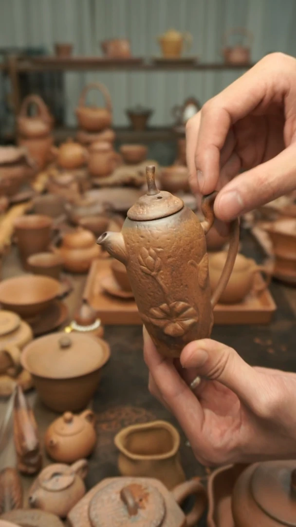 老岩泥原矿老岩泥  莲韵美人壶100ml