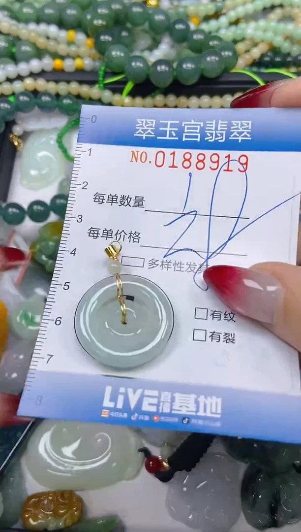 翡翠未镶嵌颈饰闪购0188919