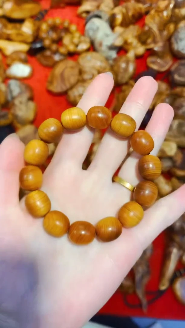 柏木（崖柏）小枣子单条北太行崖柏手把件手串