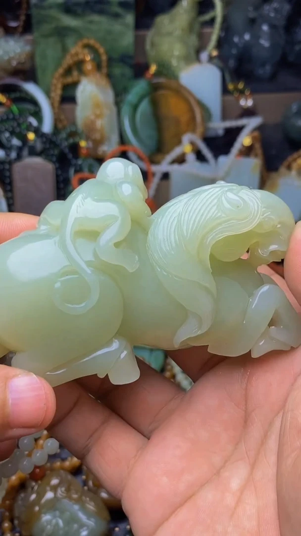 未镶嵌和田玉挂件大*子1