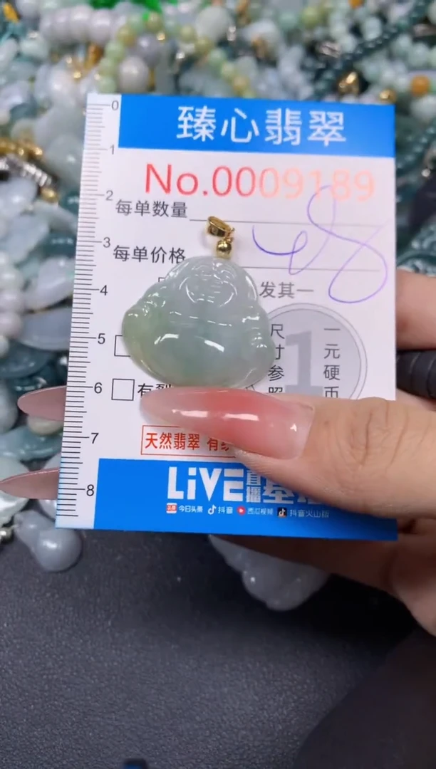 【闪购商品】翡翠颈饰未镶嵌含绳0009189