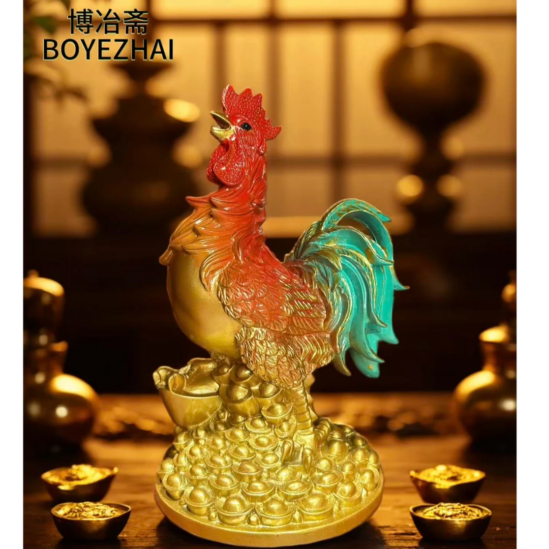 大吉大利金鸡新中式创意高档家居装饰摆件