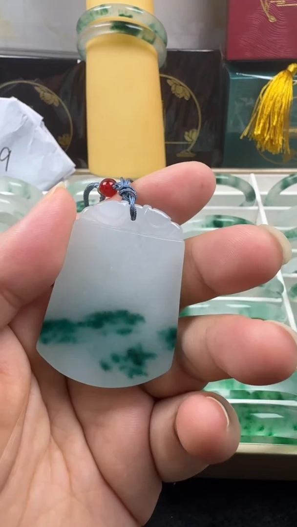 玛瑙/玉髓颈饰未镶嵌无事牌
